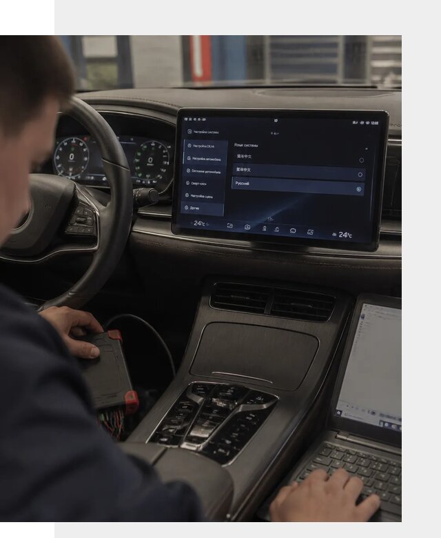 Русификация автомобиля BYD HAN для эксплуатации в Протвине